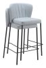 Linz Counter Stool (Set of 2) Gray