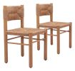 Iska Dining Chair (Set of 2) Natural