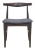 Tuzka Dining Chair (Set of 2) Gray & Espresso