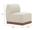 Christy Armless Chair Beige