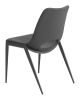 Desi Armless Dining Chair (Set of 2) Black