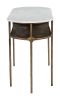 Bild Console Table White & Brass
