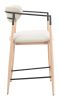 Equinox Counter Stool Oyster Gray & Natural