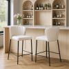 Linz Counter Stool (Set of 2) Cream