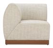Christy Corner Chair Beige