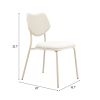 Zeal Dining Chair (Set of 4) Light Gray