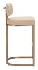 Velar Barstool (Set of 2) Beige