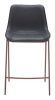 Magnus Counter Stool (Set of 2) Black & Walnut