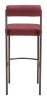 Livorno Barstool (Set of 2) Red & Bronze