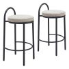 Sisal Counter Stool (Set of 2) Beige Tweed