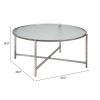Vetro Coffee Table Silver