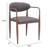 Zens Dining Chair (Set of 2) Truffle Gray