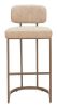 Velar Barstool (Set of 2) Beige
