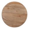 Goblet Coffee Table Brown & White