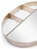 LATITUDE OVAL SHELF MIRROR BRZ