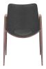 Desi Dining Chair (Set of 2) Black & Walnut