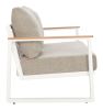 Welt Sofa Taupe & White