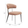 Loom Dining Chair (Set of 2) Tan