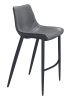 Magnus Barstool (Set of 2) Dark Gray & Black