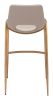 Desi Barstool (Set of 2) Beige & Gold
