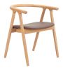 Peker Dining Chair (Set of 2) Brown & Natural