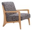 Runa Accent Chair Gray & Natural