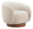 Vinta Swivel Chair Beige