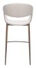 Limay Barstool Beige & Walnut