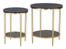 Koper Coffee Table Set (2-Piece) Black