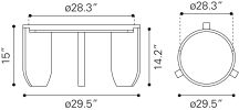 Nador Coffee Table Natural
