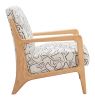 Runa Accent Chair Beige & Natural