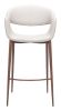 Limay Barstool Beige & Walnut