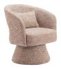 Liva Swivel Chair Frosty Brown