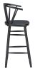Stenger Barstool (Set of 2) Black