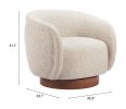 Vinta Swivel Chair Beige