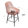 Keppel Swivel Counter Stool Brown