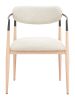 Equinox Dining Chair Oyster Gray & Natural