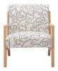 Runa Accent Chair Beige & Natural