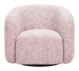 Refine Swivel Chair Pink Tweed
