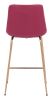Tony Counter Stool Red & Gold