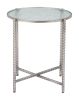 Vetro Side Table Silver