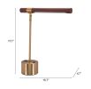 Kippy Table Lamp Brown & Brass