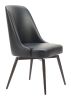 Keppel Swivel Dining Chair (Set of 2) Black