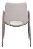 Desi Dining Chair (Set of 2) Beige & Walnut