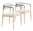 Equinox Dining Chair Oyster Gray & Natural