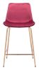 Tony Counter Stool Red & Gold