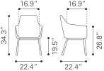 Adage Dining Chair (Set of 2) Beige