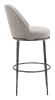 Nordhavn Swivel Barstool Gray