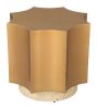 Osam Side Table Gold & Beige