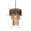 Bizu Ceiling Lamp Black & Beige